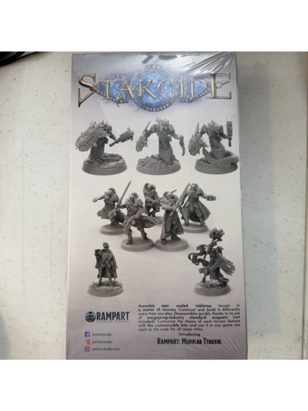 Rampart Modular Terrain- Starcide Promo Pack - 10 Miniatures Sealed NEW - Picture 5 of 7
